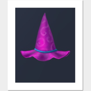 Witch Hat - Magenta Posters and Art